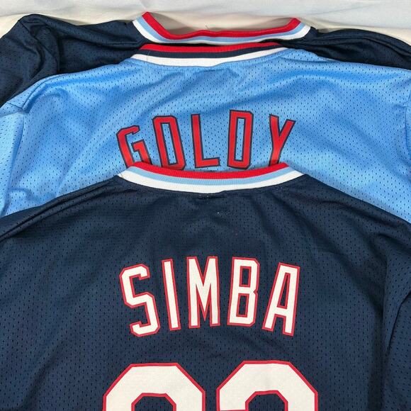 5x St Louis Cardinals XL Pujols Herzog Simmons Goldy Jersey MLB Cards - Picture 6 of 7